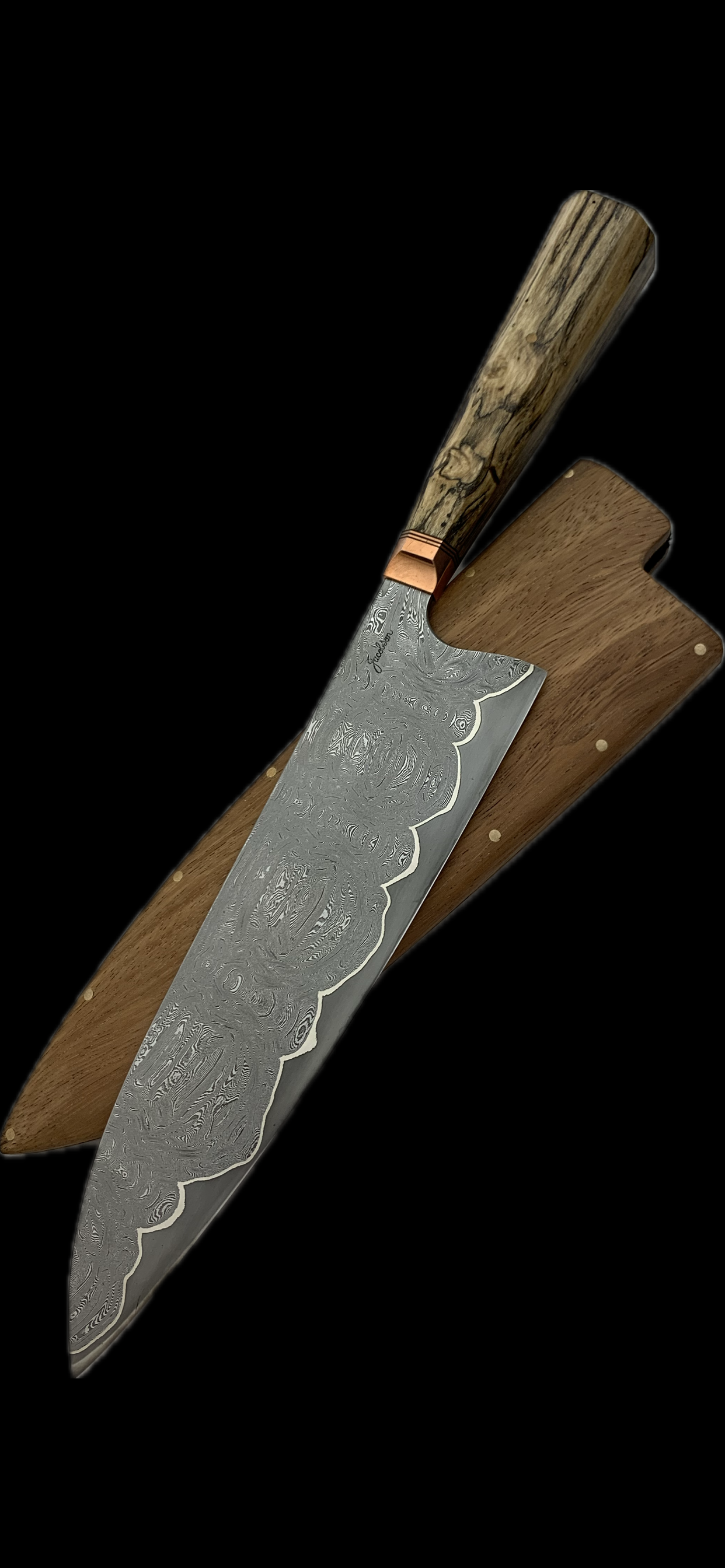 10" Damascus Chefs knife