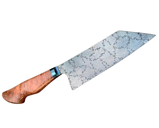 Mosaic Damascus Chefs knife